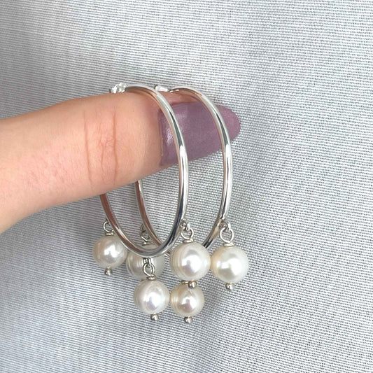 Lustrous Trio Earrings