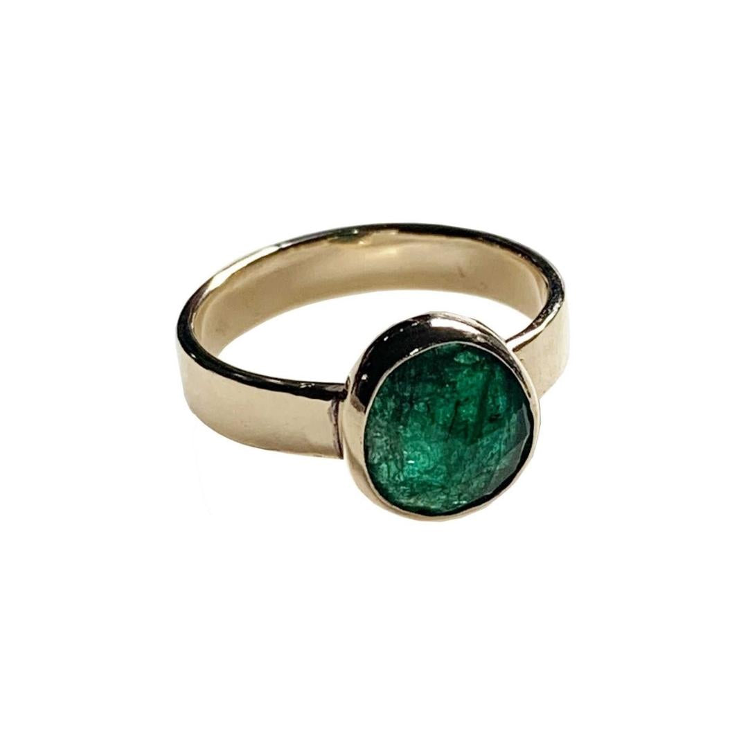 Gold Emerald Ring